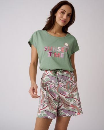 Short de pyjama pur coton