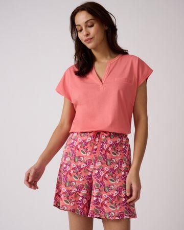 Short de pyjama pur coton