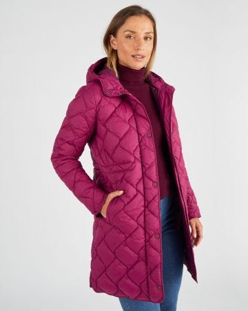 Parka longue matelassée doublée Thermolactyl