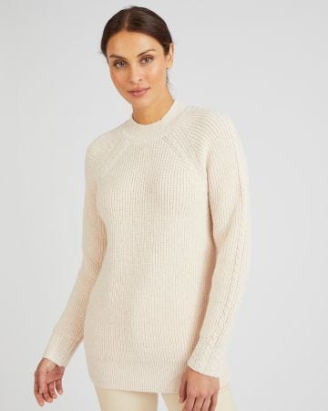 Pull maille perlée labellisée Thermolactyl
