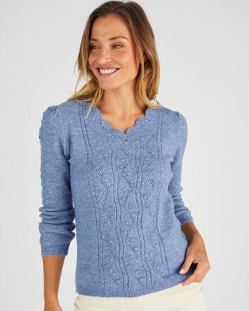 Pull maille fantaisie Thermolactyl