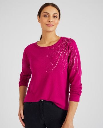 Pull à rivets fantaisie