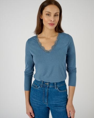T-shirt Thermol'love dentelle
