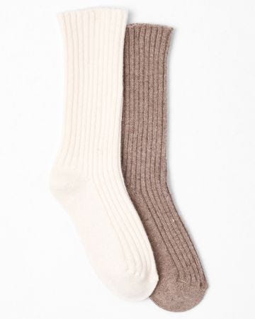 Lot de 2 paires de chaussettes *fibre viscose Lenzing(TM) EcoVero(TM) et Thermolactyl