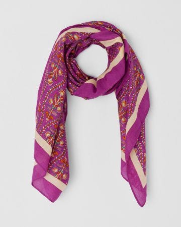 Foulard fleuri