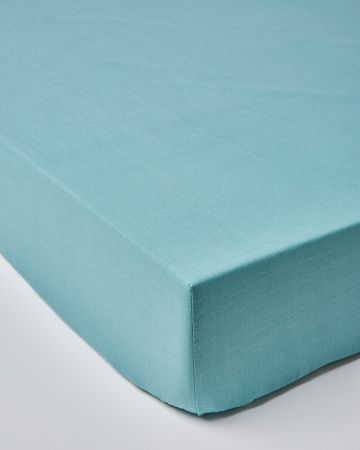 Drap-housse polyester coton