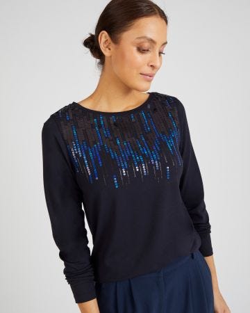 T-shirt à sequins