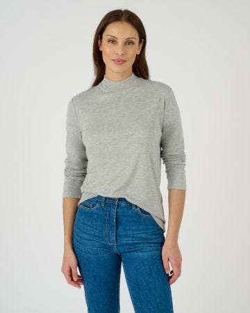 Lot de 2 t-shirt col montant