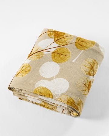 Drap plat Soryne flanelle pur coton