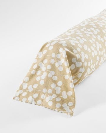 Taie de traversin Soryne, flanelle pur coton