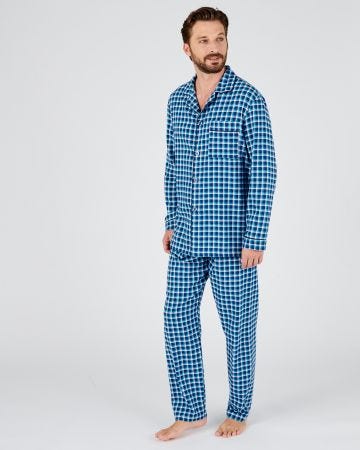 Pyjama flanelle grattée pur coton