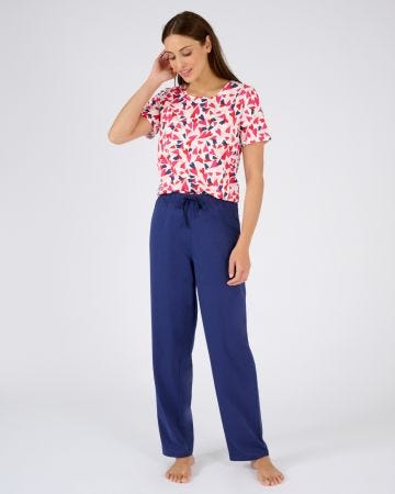 Pantalon de pyjama pur coton peigné