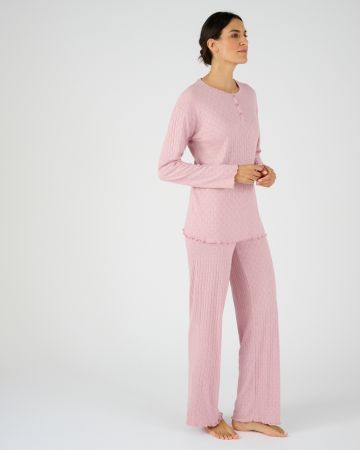 Pyjama en maille pointelle