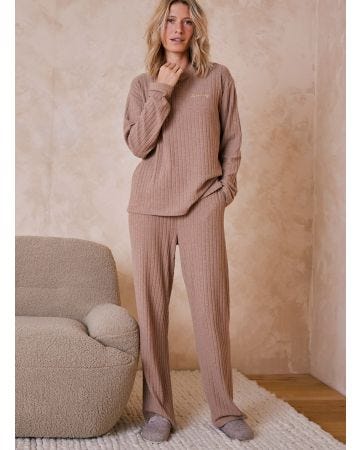 Pyjama Thermolactyl en maille côtelée