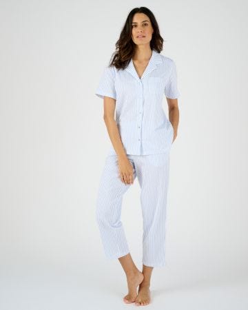 Pyjama 7/8ème boutonné