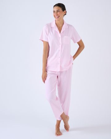 Pyjama 7/8ème boutonné