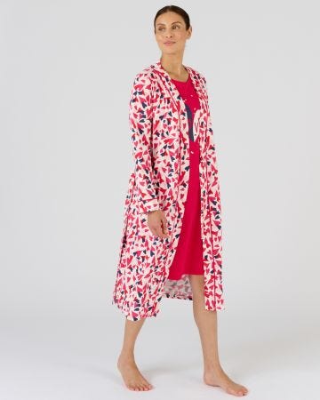 Robe de chambre pur coton peigné