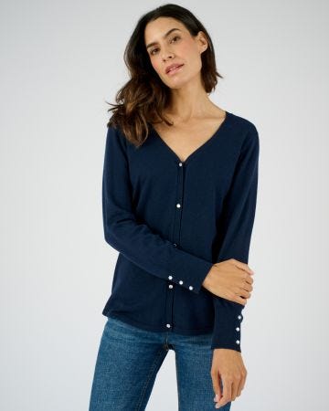 Gilet boutons bijoux