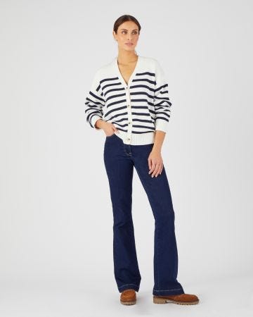 Gilet uni ou rayé esprit marin