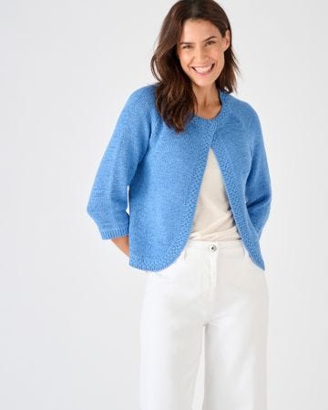 Gilet-boléro maille ruban