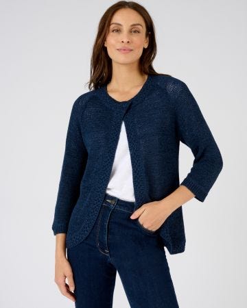Gilet-boléro maille ruban