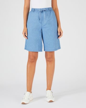 Bermuda tissu chambray