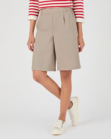 Bermuda enfilable mélange lin et viscose