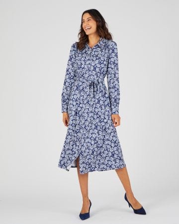 Robe boutonnée maille chaude