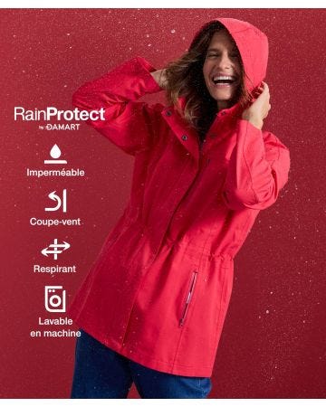 Parka courte RainProtect by Damart