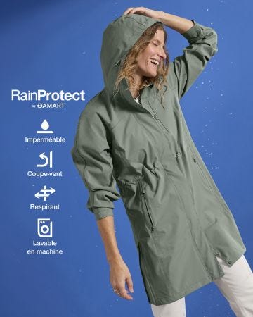 Parka longue RainProtect by Damart