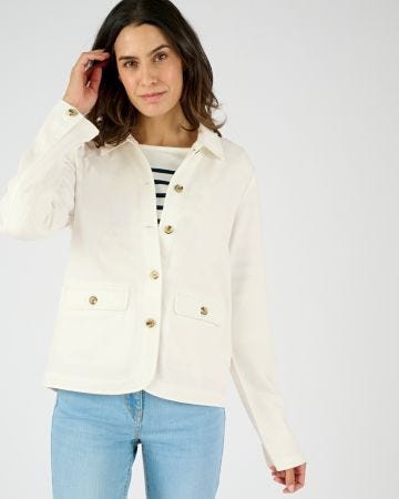 Veste mélange fibres Lyocell Tencel(TM) et fibres viscose Lenzing(TM) EcoVero(TM)