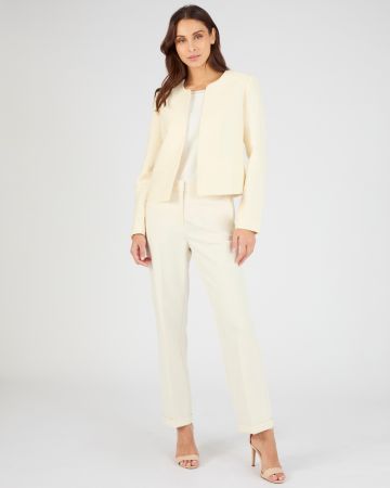 Veste matière reliéfée plissée