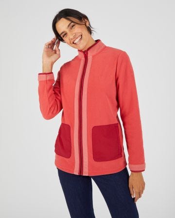 Veste de détente zippée