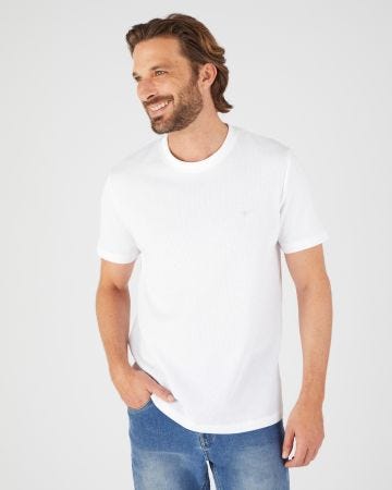 T-shirt Essential en maille gaufrée
