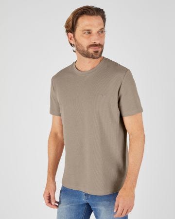 T-shirt Essential en maille gaufrée