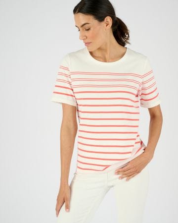 T-shirt marinière pur coton