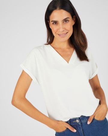 T-shirt bi-matière