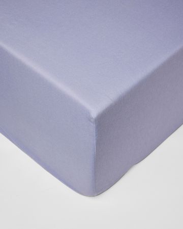 Drap-housse flanelle pur coton