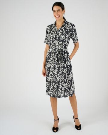 Robe-chemise fibre pure viscose Lenzing(TM) EcoVero(TM)