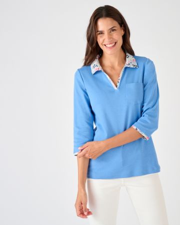 T-shirt effet 2 en 1