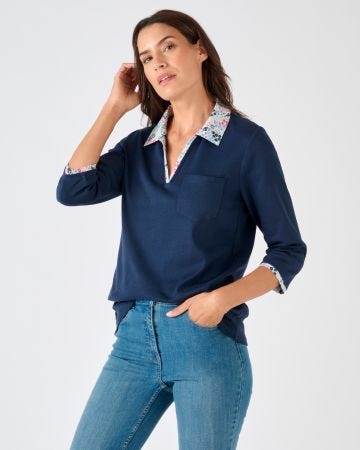 T-shirt effet 2 en 1