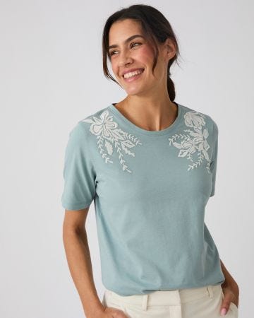 T-shirt brodé