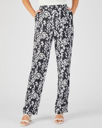 Pantalon fibres pure viscose Lenzing(TM) EcoVero(TM)