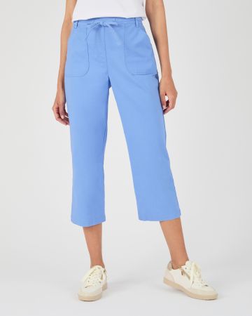 Pantacourt coton stretch