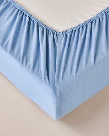 Drap-housse jersey pur coton peigné