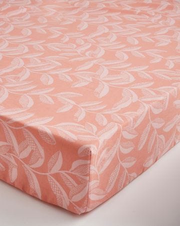 Drap-housse Dahlia pur coton