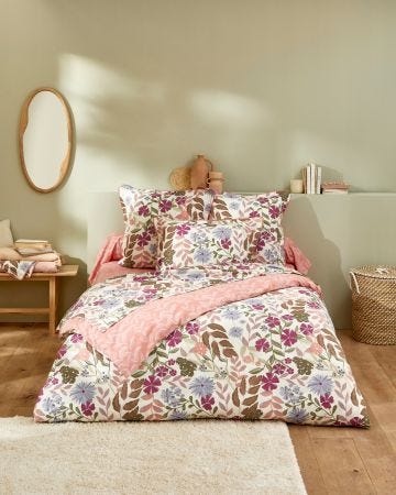 Housse de couette Dahlia pur coton