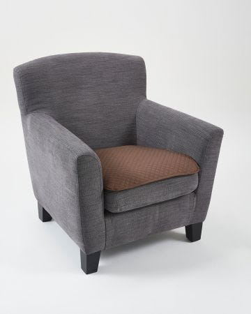 Protège-fauteuil ou canapé bicolore réversible