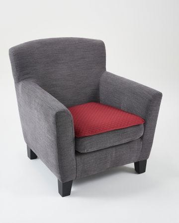 Protège-fauteuil ou canapé bicolore réversible