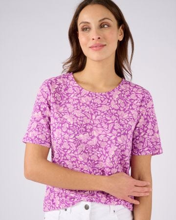 T-shirt en lin mélangé